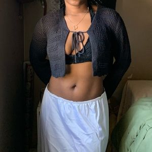 Crotchet Knit Cardigan